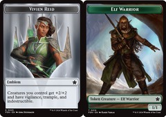 Emblem - Vivien Reid (25) // Elf Warrior (19) Token